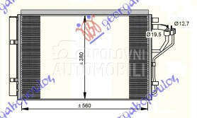 HLADNJAK KLIME 1.4/1.6i BENZIN