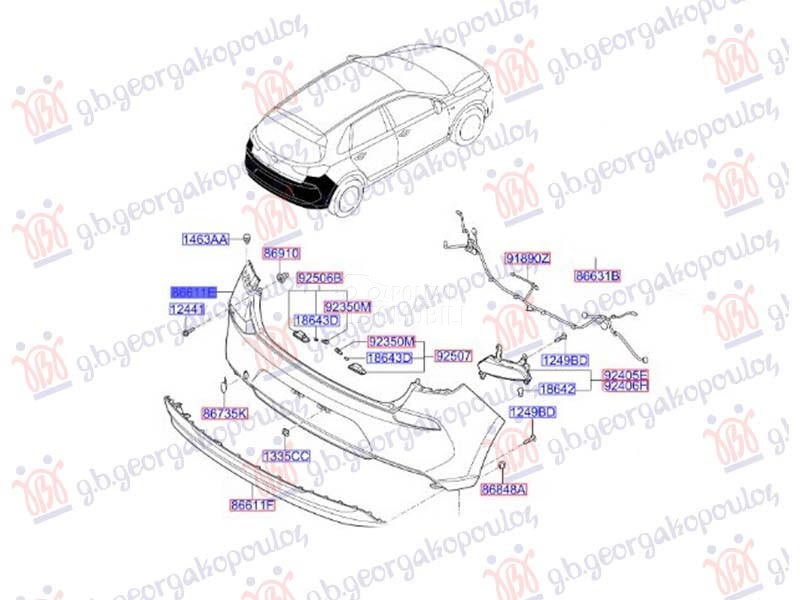 ZADNJI BRANIK (PDC SENZOR) (H/