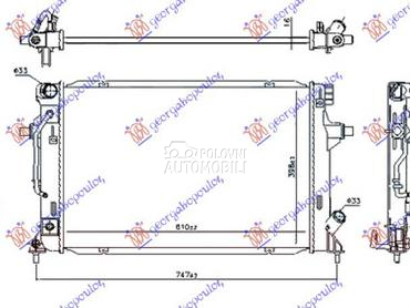 HLADNJAK MOTORA 1.6 MPi BENZIN za Hyundai i30 od 2017. do 2020. god.
