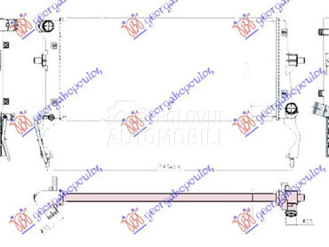 HLADNJAK MOTORA 1.4 T-GDI BENZ za Hyundai i30 od 2017. do 2020. god.