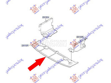 ZASTITA MOTORA PLASTICNA za Hyundai i10 od 2013. do 2016. god.