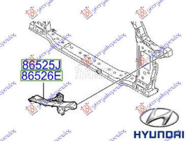 NOSAC PREDNJEG BRANIKA GORNJI za Hyundai i10 od 2016. do 2019. god.