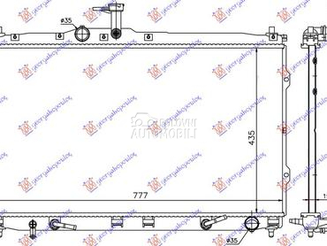 HLADNJAK MOTORA 2.4i 16v BENZI za Hyundai H 1 od 2007. do 2018. god.