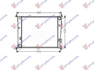 HLADNJAK MOTORA 1.6 BENZIN (MA za Kia Soul od 2008. do 2011. god.
