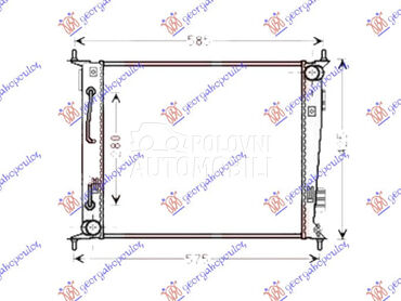 HLADNJAK MOTORA 1.6 BENZIN (AU za Kia Soul od 2008. do 2011. god.