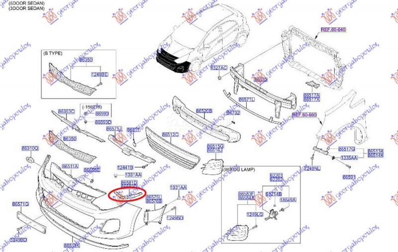 NOSAC PREDNJEG BRANIKA PLASTIC