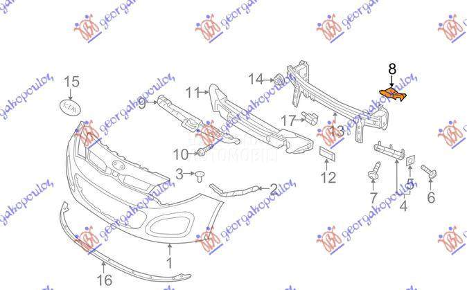 NOSAC PREDNJEG BRANIKA GORNJI