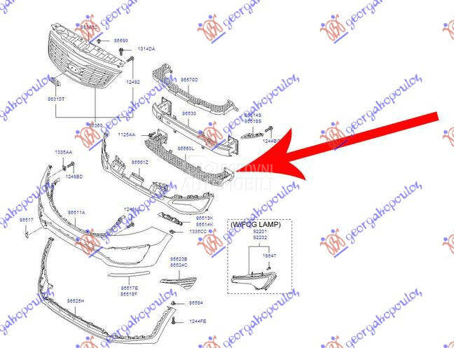NOSAC (OJACANJE) PREDNJEG BRAN