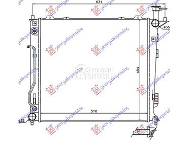 HLADNJAK MOTORA 2.0/2.2 CRDi M za Kia Sorento od 2009. do 2012. god.