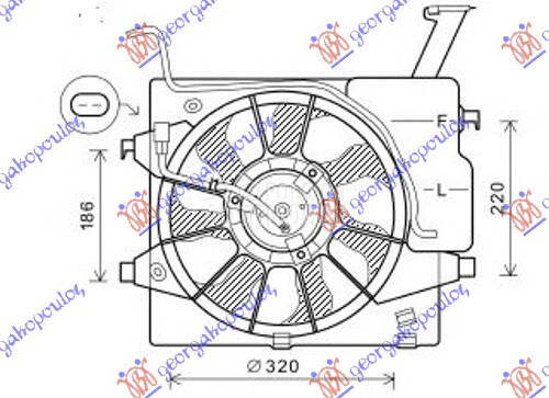 VENTILATOR KOMPLET (BENZIN)