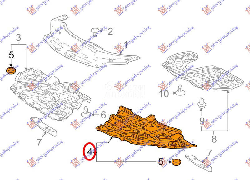 ZASTITA MOTORA PLASTICNA