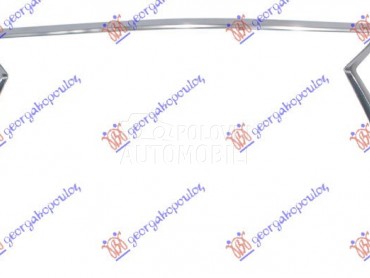 OKVIR PVC MASKE HROM za Lexus RX od 2015. do 2020. god.