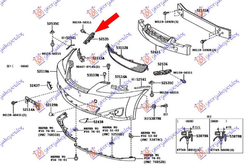 NOSAC PREDNJEG BRANIKA BOCNI P