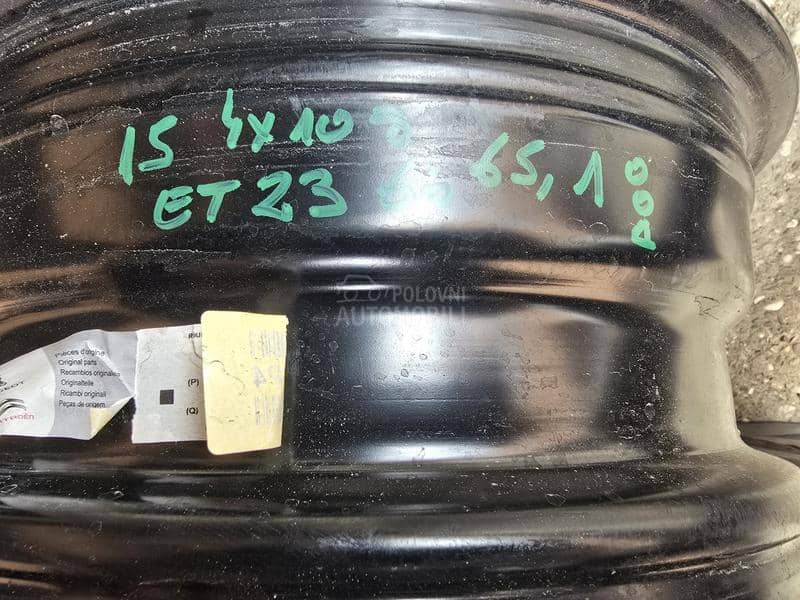 Čelične felne pezo 15" 4 x 108