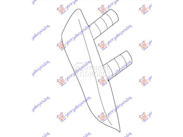 POKLOPAC KUKE PREDNJEG BRANIKA za Mercedes Benz CLA Klasa od 2016. do 2019. god.