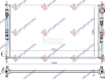 HLADNJAK MOTORA 2.0 BENZIN (70 za Mitsubishi Outlander od 2013. do 2016. god.