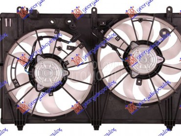 VENTILATOR (DUPLI) KOMPLET (BE za Mitsubishi Outlander od 2013. do 2016. god.