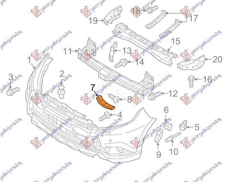 NOSAC PREDNJEG BRANIKA BOCNI P