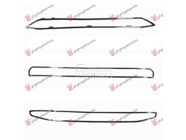 LAJSNE PVC MASKE HROM (SET... za Ford EcoSport od 2013. do 2017. god.