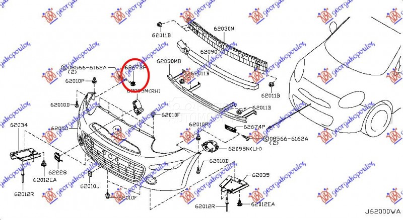NOSAC PREDNJEG BRANIKA BOCNI P
