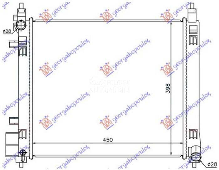 HLADNJAK MOTORA 1.2 DIG (HR12D