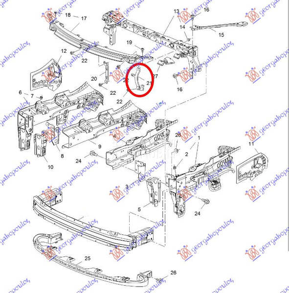 VEZNI LIM VERTIKALNI BOCNI MET