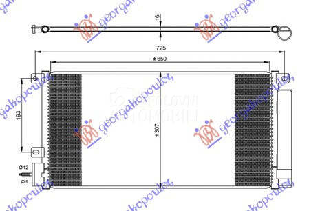 HLADNJAK KLIME 1.4i 16V TURBO