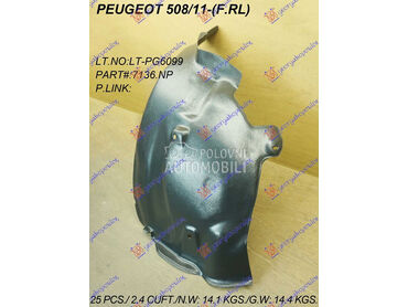 POTKRILO (ZADNJI DEO) za Peugeot 508 od 2011. do 2015. god.