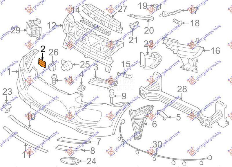 NOSAC PREDNJEG BRANIKA GORNJI