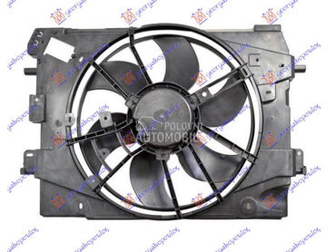 VENTILATOR KOMPLET (BENZIN/DIZ za Renault Clio od 2013. do 2016. god.