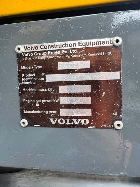 Volvo EC 290BLC komplet sredjen