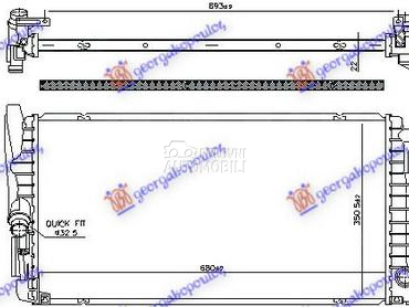 HLADNJAK MOTORA 1.5 BENZIN (MA za MINI Cooper od 2014. do 2021. god.