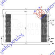 HLADNJAK KLIME 1.8/2.0i 16V TU