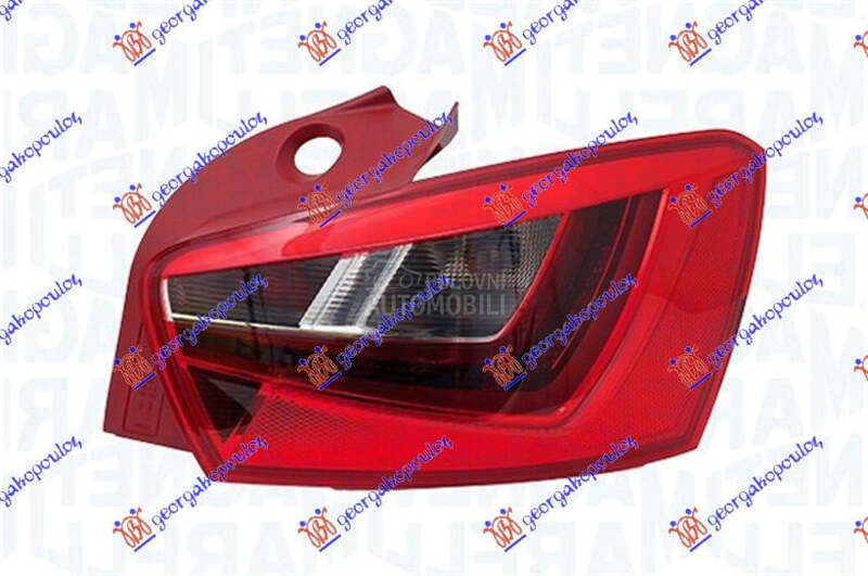 STOP LAMPA 5 VRATA CRVENO KUCI