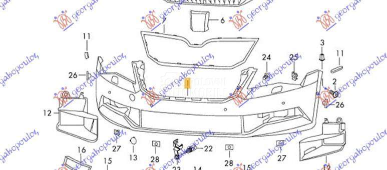 PREDNJI BRANIK (PRSKALICE) (SA