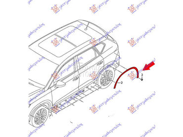 RUB PLASTICNI ZADNJEG BLATOBRA za Škoda Kodiaq od 2016. do 2021. god.