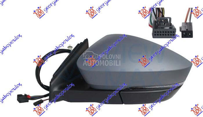 RETROVIZOR ELEK. SA GREJACEM P