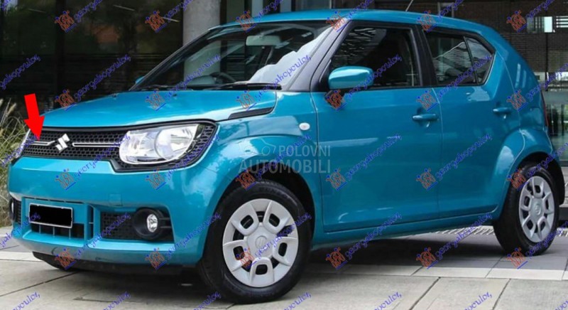 LAJSNA PVC MASKE HROM/CRNA