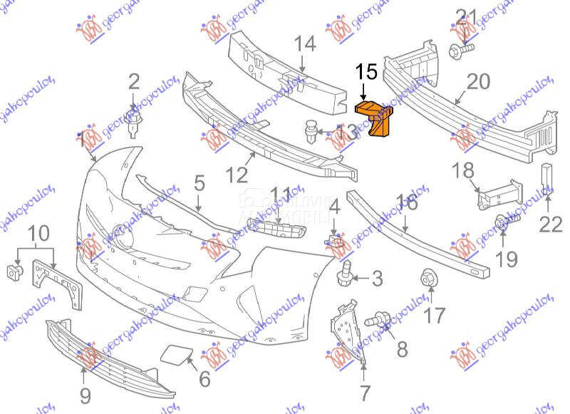 NOSAC PREDNJEG BRANIKA BOCNI P