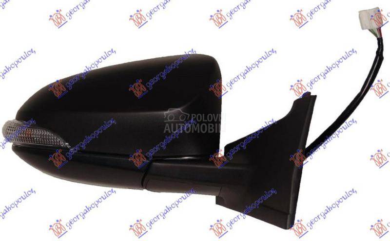 RETROVIZOR MEHANICKI CRNI (MIG