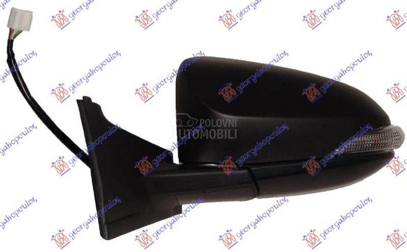 RETROVIZOR MEHANICKI CRNI (MIG