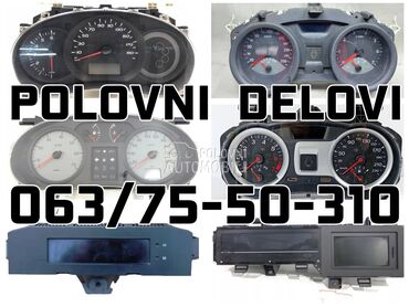 Kilometar sat - brzinomer za Renault Clio, Kangoo, Megane ... od 2003. do 2013. god.