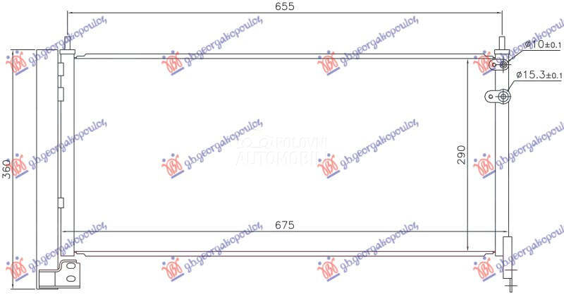 HLADNJAK KLIME 1.8 HIBRID (AUT