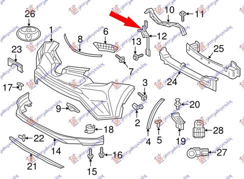 NOSAC VEZNOG LIMA VERTIKALNI