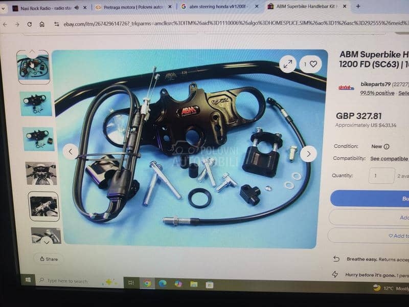 Honda VFR 1200F Manuelni