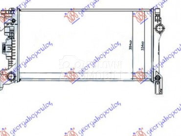 HLADNJAK MOTORA 2.0 BENZIN/HIB za Volvo S90 od 2016. do 2021. god.