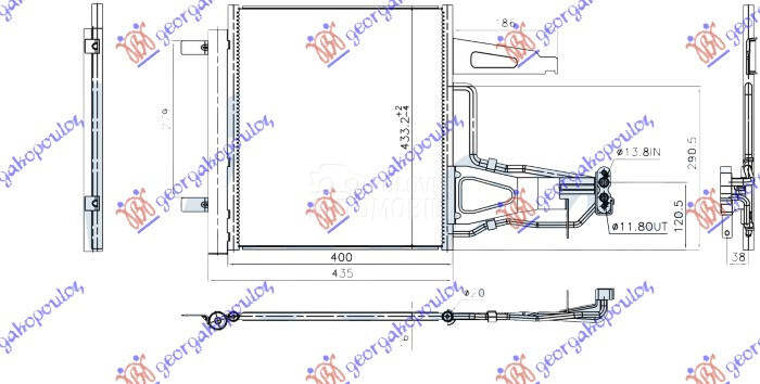 HLADNJAK KLIME 1.0 TSi BENZIN
