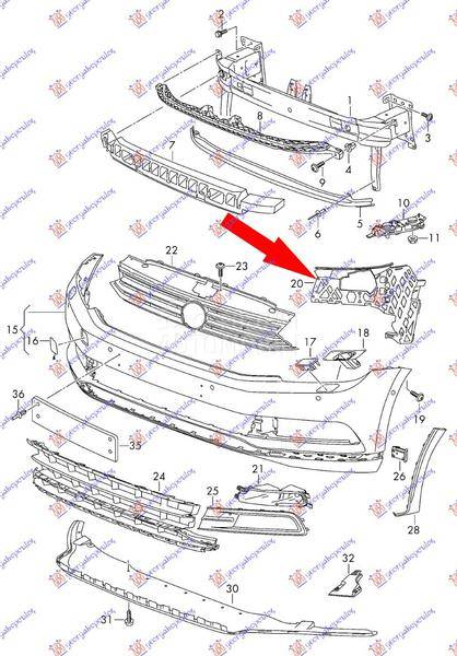 NOSAC PREDNJEG BRANIKA BOCNI P