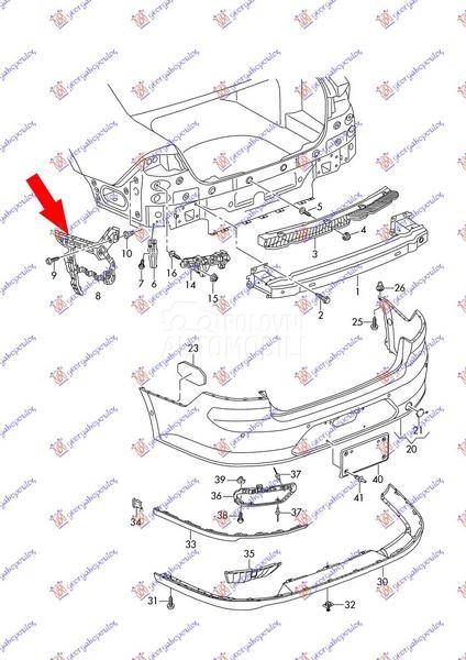 NOSAC ZADNJEG BRANIKA SPOLJASN