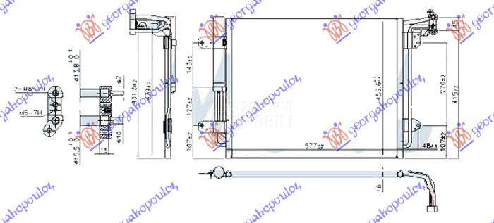 HLADNJAK KLIME 1.4 TSi BENZIN